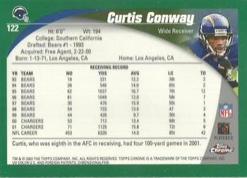 2002 Topps Chrome #122 Curtis Conway Back