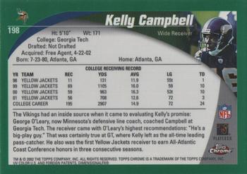 2002 Topps Chrome #198 Kelly Campbell Back