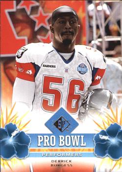 2008 SP Authentic - Pro Bowl Performers #PBP-15 Derrick Burgess Front