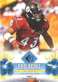 2008 SP Authentic - Pro Bowl Performers #PBP-42 Troy Polamalu Front