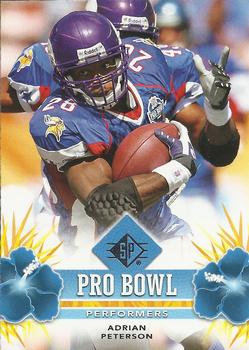2008 SP Authentic - Pro Bowl Performers #PBP-2 Adrian Peterson Front