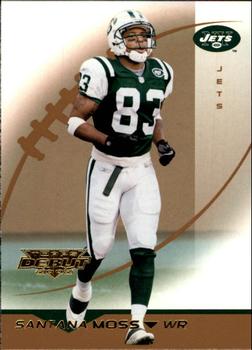 2002 Topps Debut #96 Santana Moss Front