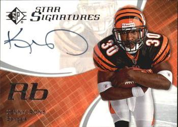 2008 SP Authentic - SP Star Signatures #SPSS-2 Kenny Irons Front