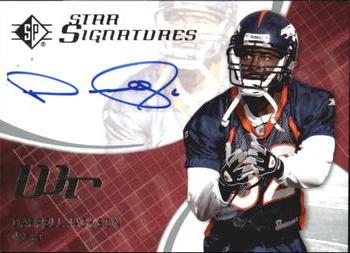 2008 SP Authentic - SP Star Signatures #SPSS-22 Darrell Jackson Front
