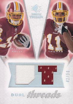 2008 SP Rookie Threads - Dual Threads 50 #DT-KT Malcolm Kelly / Devin Thomas Front