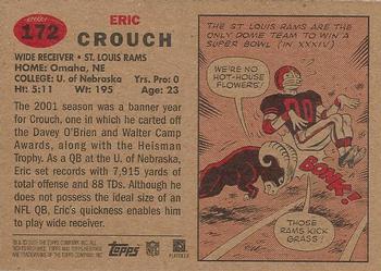 2002 Topps Heritage #172 Eric Crouch Back