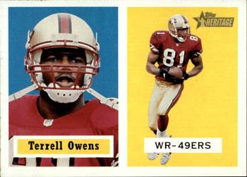 2002 Topps Heritage #48 Terrell Owens Front