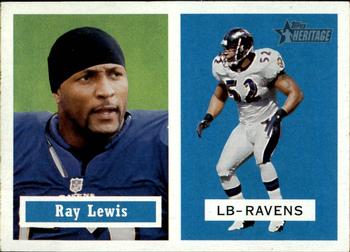 2002 Topps Heritage #73 Ray Lewis Front