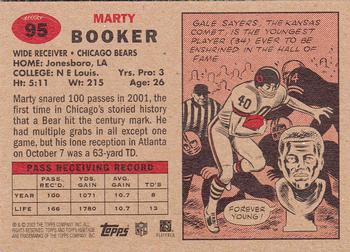 2002 Topps Heritage #95 Marty Booker Back