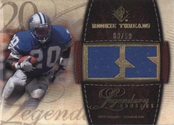 2008 SP Rookie Threads - Legendary Numbers 50 #LN-BS Barry Sanders Front