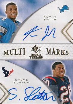 2008 SP Rookie Threads - Multi Marks Dual #MMD-11 Kevin Smith / Steve Slaton Front