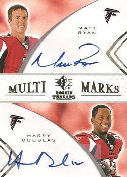 2008 SP Rookie Threads - Multi Marks Dual #MMD-22 Matt Ryan / Harry Douglas Front