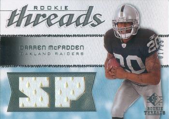 2008 SP Rookie Threads - Rookie Threads 25 #RT-DM Darren McFadden Front