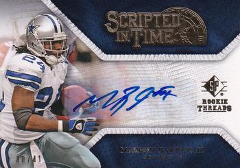 2008 SP Rookie Threads - Scripted in Time #ST-MB Marion Barber Front