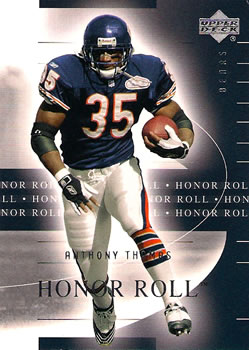 2002 Upper Deck Honor Roll #10 Anthony Thomas Front