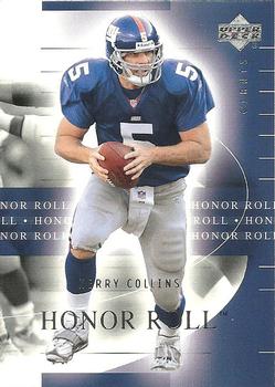 2002 Upper Deck Honor Roll #37 Kerry Collins Front