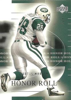 2002 Upper Deck Honor Roll #39 Curtis Martin Front
