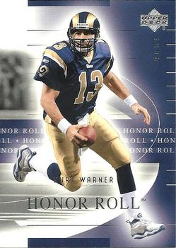 2002 Upper Deck Honor Roll #53 Kurt Warner Front