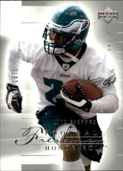 2002 Upper Deck Honor Roll #150 Lito Sheppard Front