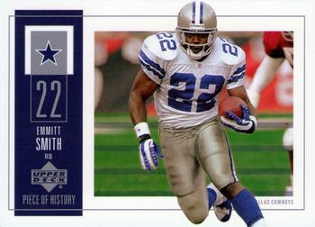 2002 UD Piece of History #26 Emmitt Smith Front