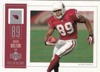 2002 UD Piece of History #1 David Boston Front