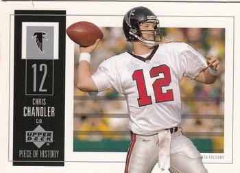 2002 UD Piece of History #3 Chris Chandler Front
