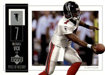 2002 UD Piece of History #5 Michael Vick Front