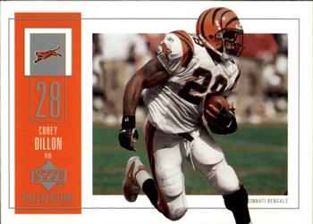 2002 UD Piece of History #20 Corey Dillon Front