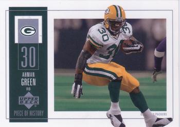 2002 UD Piece of History #36 Ahman Green Front