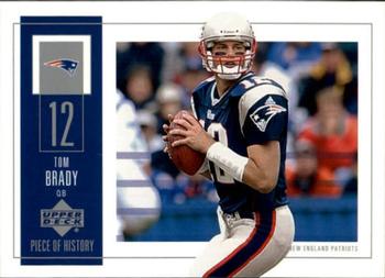 2002 UD Piece of History #58 Tom Brady Front