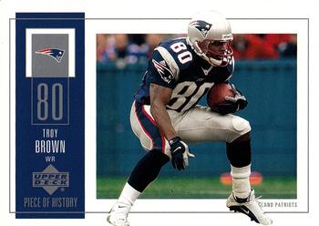 2002 UD Piece of History #59 Troy Brown Front