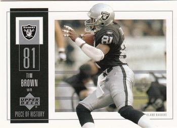 2002 UD Piece of History #72 Tim Brown Front