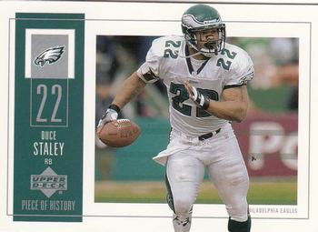 2002 UD Piece of History #74 Duce Staley Front