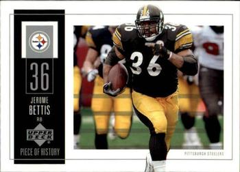 2002 UD Piece of History #77 Jerome Bettis Front