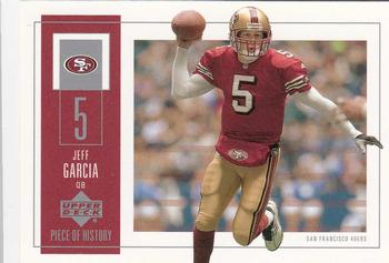 2002 UD Piece of History #84 Jeff Garcia Front