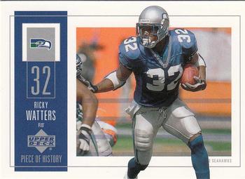 2002 UD Piece of History #87 Ricky Watters Front