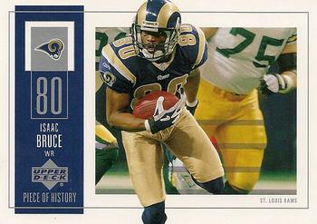 2002 UD Piece of History #89 Isaac Bruce Front