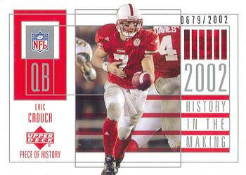 2002 UD Piece of History #108 Eric Crouch Front