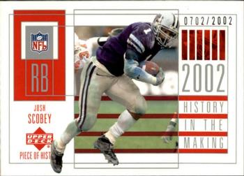 2002 UD Piece of History #119 Josh Scobey Front