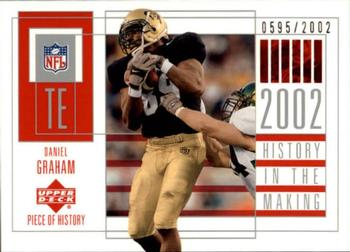 2002 UD Piece of History #139 Daniel Graham Front