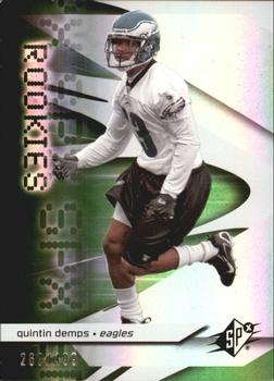 2008 SPx - Green Holofoil Rookies #138 Quintin Demps Front