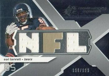 2008 SPx - Rookie Materials NFL Letters Dual 199 #RM-EB Earl Bennett Front