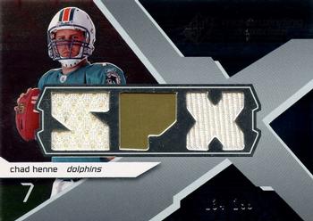 2008 SPx - Rookie Materials SPx - Dual 199 #RM-CH Chad Henne Front