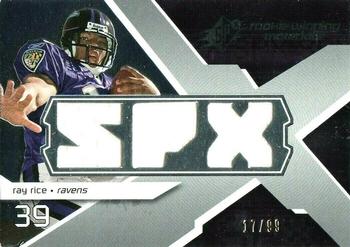 2008 SPx - Rookie Materials SPx - Triple 99 #RM-RR Ray Rice Front