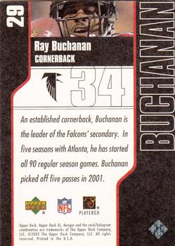 2002 Upper Deck XL #29 Ray Buchanan Back