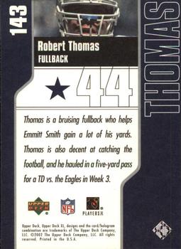 2002 Upper Deck XL #143 Robert Thomas Back