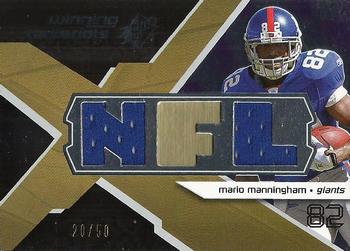 2008 SPx - Winning Materials NFL Dual 50 #WM-MM Mario Manningham Front