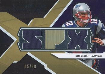 2008 SPx - Winning Materials SPx - Dual 99 #WM-TO Tom Brady Front