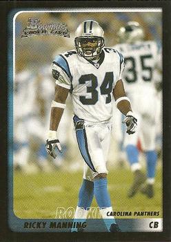 2003 Bowman #132 Ricky Manning Front