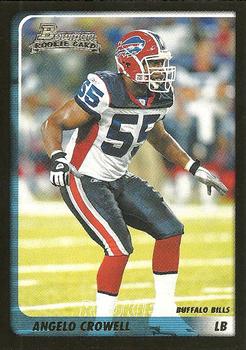 2003 Bowman #187 Angelo Crowell Front